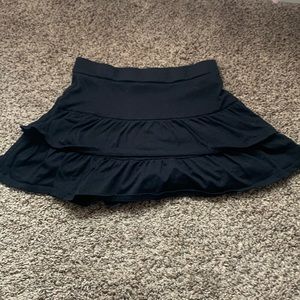 Black short skirt